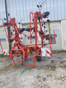 2008 Kuhn GF8501MH 8.50 m 3-Point 8 Rotor Faneuse Hay Tedder