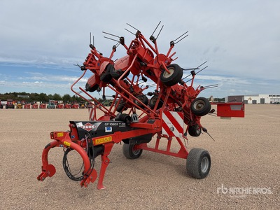 2014 Kuhn GF 10802 T G2 10.8 m 2-Point 10 Rotor Faneuse Henificador