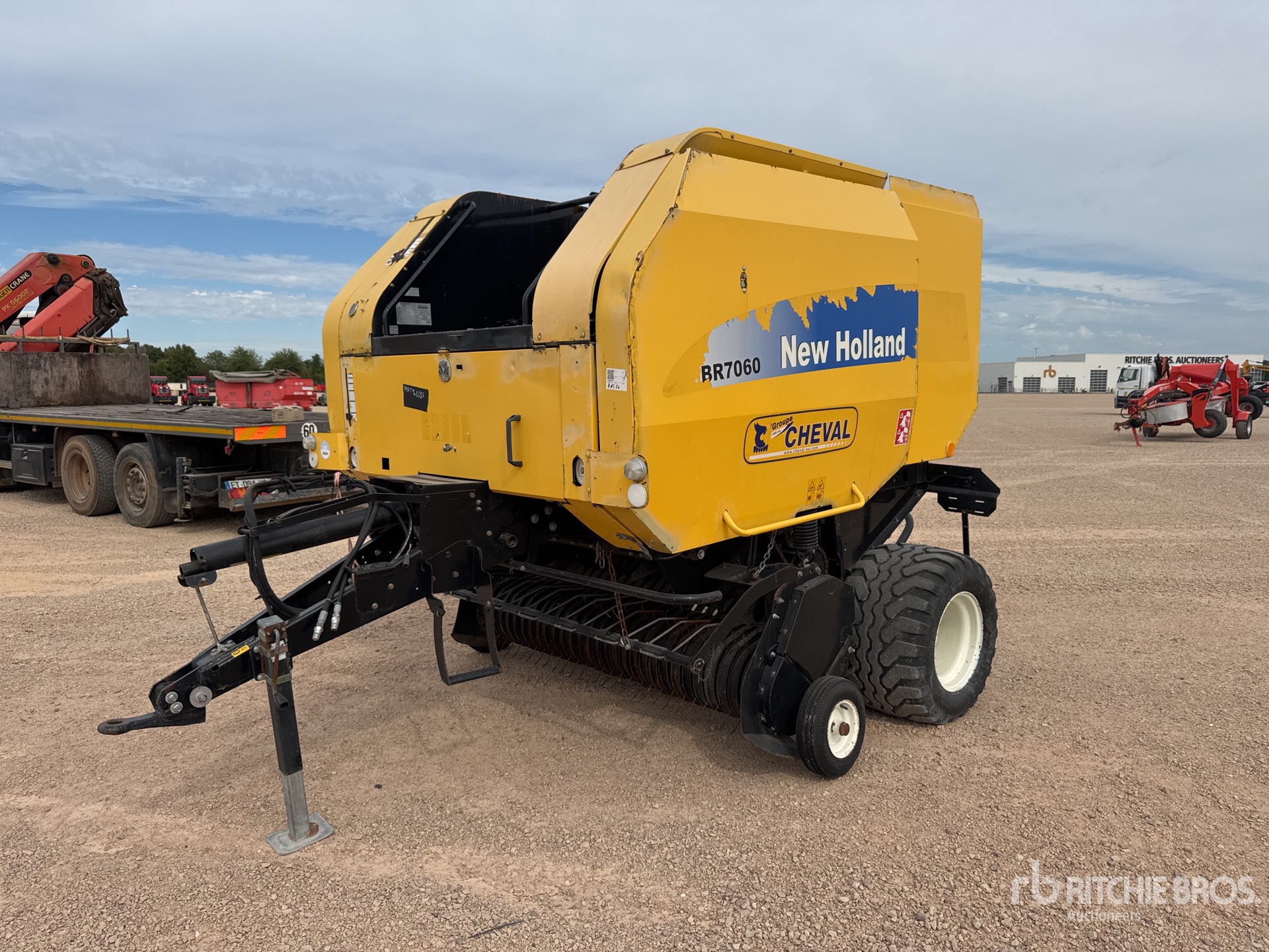 2011 New Holland BR7060 Presse A Bale Ronde Round Baler