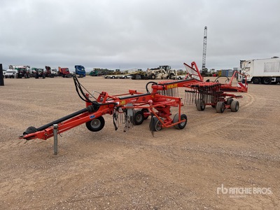 Kuhn GA6632 6.6 m Semi-Mount 2 Rotor Hay Rake