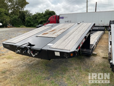 2023 Kaufman 20280 lb Tri/A Single Drop Removable Gooseneck Lowboy Trailer