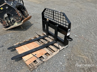 JBX 4000 48 in Skid Steer Forks (Unused)