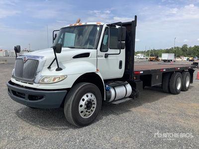 2017 International 4300 6x4 Flatbed Truck