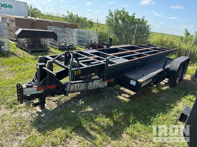 2021 Texas Pride RO71618KGN T/A Roll-Off Trailer (Inoperable) w/ (2) Dump Beds