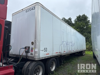 2007 Wabash 53 ft x 102 in T/A Van Trailer