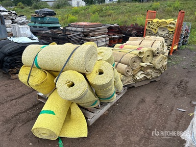 Quantity of (5) Pallets of Rubber rock shield
