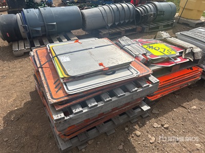 Metal Construction Road Signs