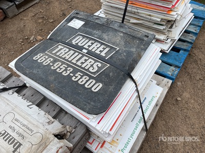 Quantity of (49) Plastic coroplast construction road signs Road Signs