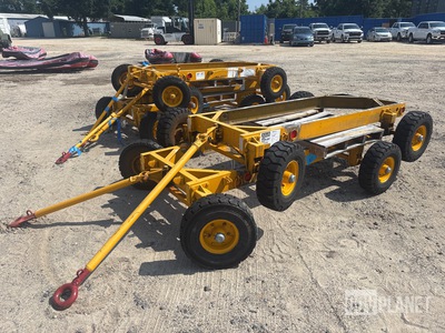 (5) MP1 Platform Warehouse Cart Trailers