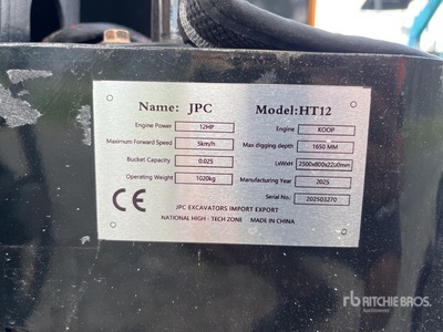 2025 JPC HT12 Minikoparka (Unused)