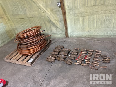Quantity of Copper Tubing & Fittings Attrezzatura per lavori acquatici