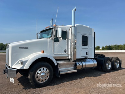 2012 Kenworth T800 6x4 T/A Sleeper Truck Tractor