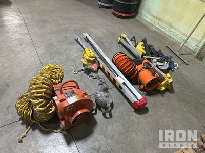 Quantity of (2) Manhole Tripod, (4) Winches and (1) Blower Utensili