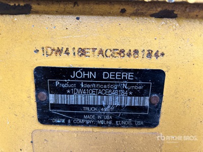 2013 John Deere 410E 40 Ton Articulated Dump Truck