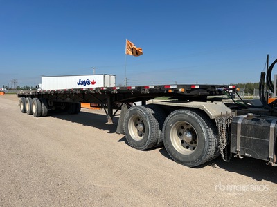 2000 Lode King 48 ft Tri/A フラットベッドトレーラー