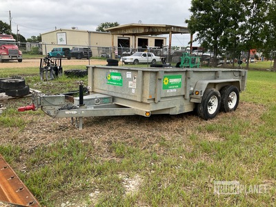 2018 Felling FT-10DTHD-G 12 ft T/A Dump Utility Trailer