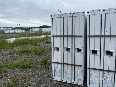 Quantity of (3) 2025 19 ft Foldable Steel Storage Container (Unused)