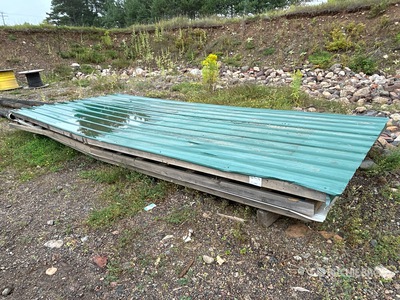 Quantity of (3) 8 ft x 20 ft Roof Panels