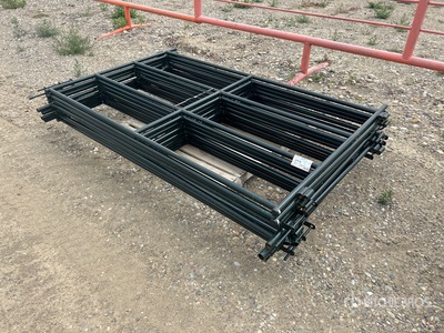 Quantity of (8) 7 ft Livestock Panel (Unused)