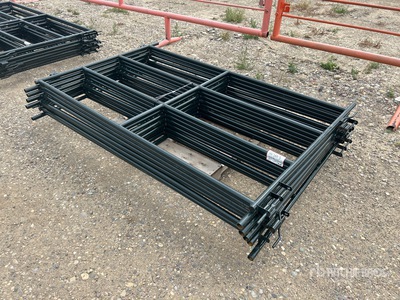 Quantity of (8) 7 ft Livestock Panel (Unused)