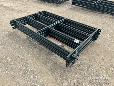 Quantity of (8) 7 ft Livestock Panel (Unused)