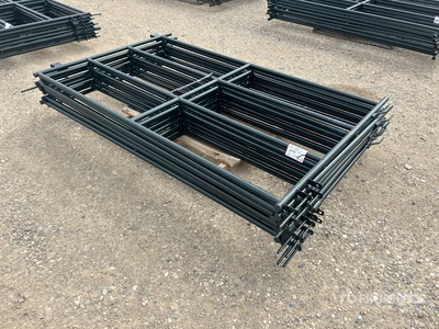 Quantity of (8) 7 ft Livestock Panel (Unused)