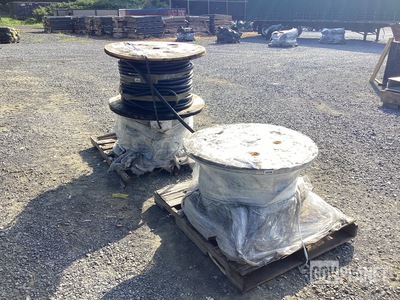 (3) Rolls of Seoprene 6/5 Type PPE BLK Electrical Power Cable