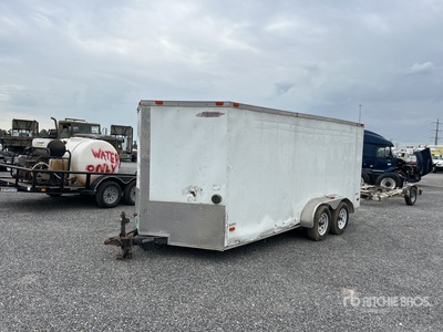 2017 Freedom 7X16TA2 16 ft T/A Enclosed Trailer