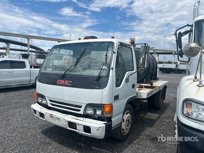 2002 GMC W5500 4x2 Autocarro pulizia fognature con avvolgitore (Inoperable)