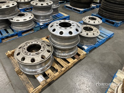 Quantity of (5) Assorted Aluminum Wheels