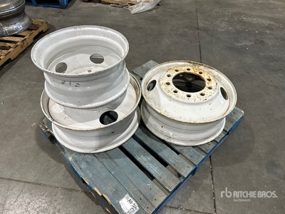 Quantity of (3) Steel Wheels