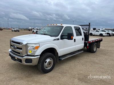 2014 Ford F-350 XLT 4x4 Crew Cab 平台トラック