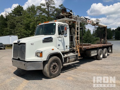2013 IMT 16000S3 5825 lb Articulated Boom on 2014 Western Star 4700SB 8x4 Hydraulic Loader Boom Truck