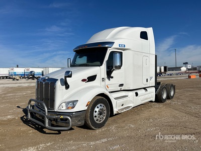 2021 Peterbilt 579 6x4 Cabeza Tractora Cabina Dormitorio