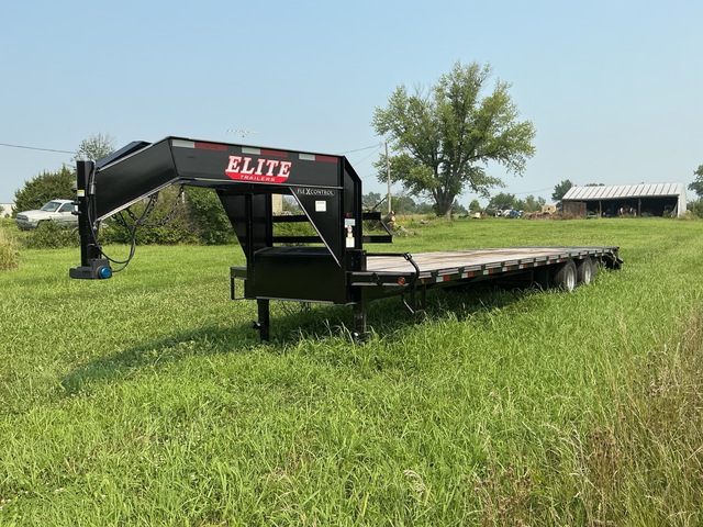 2024 Elite 32 ft T/A Gooseneck Equipment Trailer