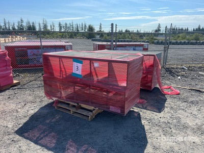 Quantity of (2) Pallets of Storage Cage Lockers