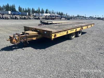 1992 Load King 202TT 20 ton 24 ft T/A Tilt Deck Trailer