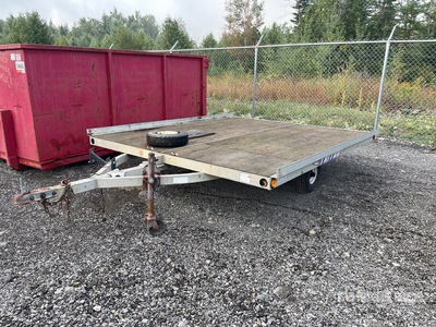 Triton XT 10 ft S/A Snowmobile Flatbed Trailer