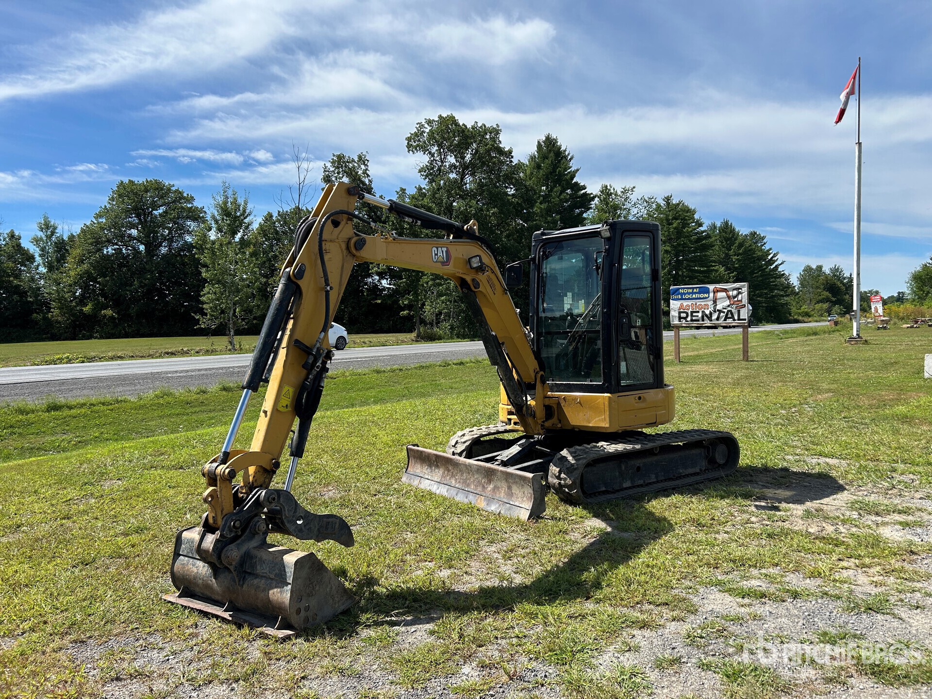 2022 Cat 304E2 CR Mini pelle hydraulique