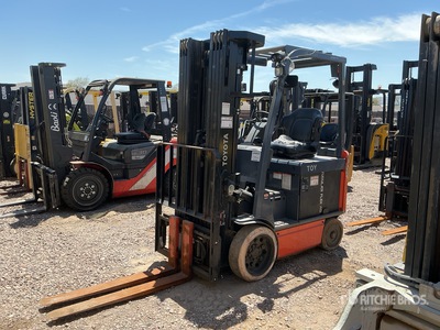 2020 Toyota 8FBCU25 3280 lb Electric Forklift