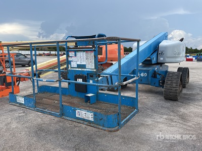 2012 Genie S-60TRAX Crawler Diesel Telescopic Boom Lift