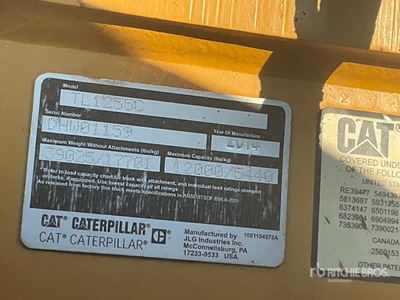 2014 Cat TL1255C Ładowarka teleskopowa