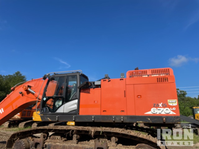 2019 Hitachi ZX670LC-6 Tracked Excavator in Ocala, Florida, United