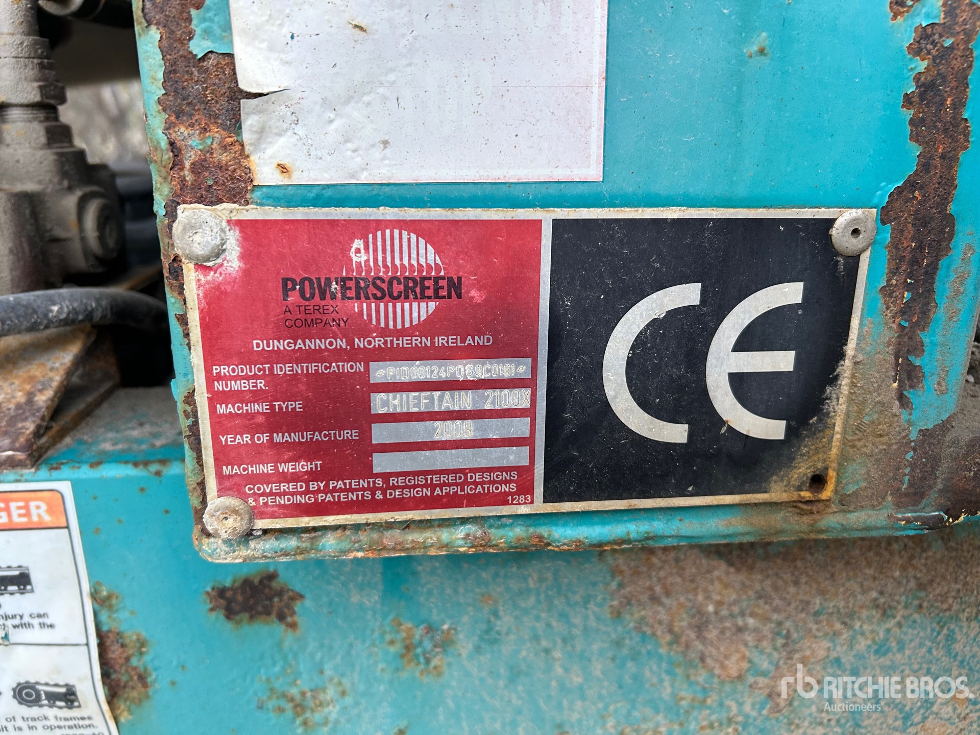 2009 Powerscreen Chieftain 2100X Screen