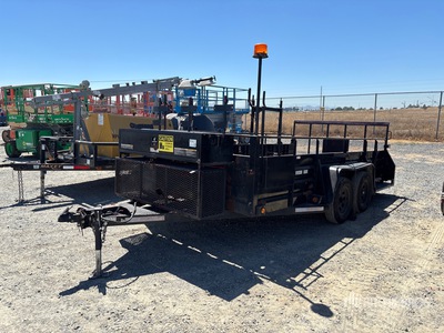 2013 Marksman LSET80X14-70 14 ft T/A مقطورة متعددة الأغراض