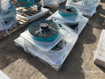Quantity of (2) Fanquip Electric 600 mm Fans