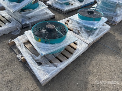 Quantity of (2) Fanquip 600 mm Electric Fan