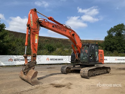 2016 Hitachi ZX225USLC-5B Excavadora de Cadenas