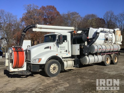 Vactor 2100 Plus on 2012 Kenworth T400 6x4 شاحنة شفط و حفر