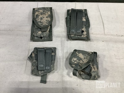 (621) M4 Two Mag Pouches & (395) Hand Grenade Pouches